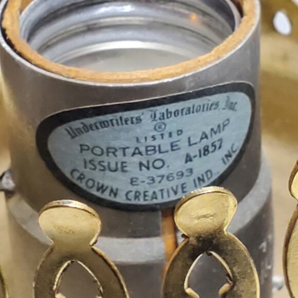 MILK GLASS LAMP by Currier and Ives, electrified and oil burning too, Farmhouse - Picture 6 of 15